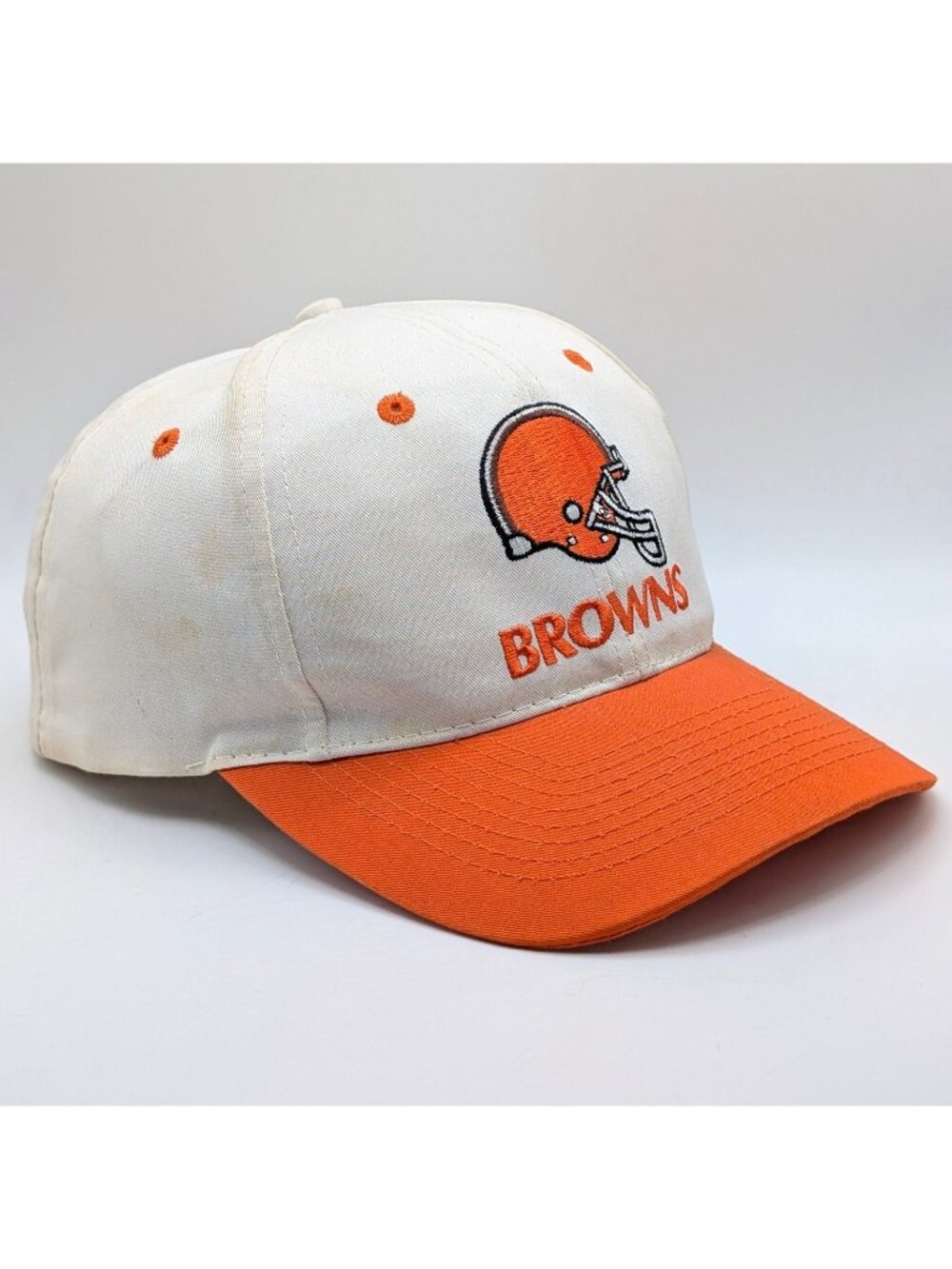 Vintage Cleveland Browns Snapback Hat Pro Player NFL Football Retro 90s Cap